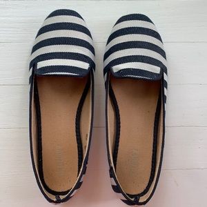 Striped loafers